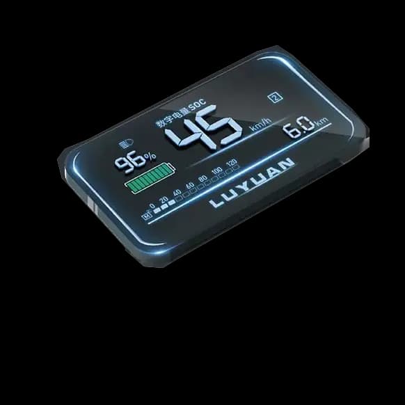 ALFA SOC intelligent mileage display illustration