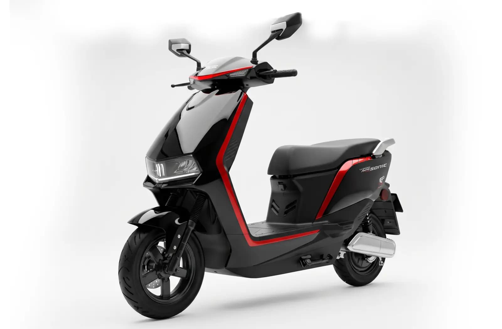 Alfa KAI+ in Matte Nano Black with Red Decal